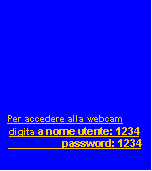 Casella di testo:  Per accedere alla webcam digita a nome utente: 1234                  password: 1234